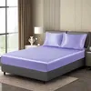 Doppelbett-Set aus lila Seidensatin – r Komfort mit Produktbild-Vorschau 5