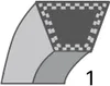 71,2 CM Cinghia trapezoidale AL-KO ALKO ALKO Highline 46,3 Anteprima dell’immagine prodotto 2