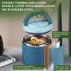Thermobehälter mit Griff , 1000ml Edelstahl Produktbild-Vorschau 4