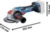 X-LOCK Akku-Winkelschleifer BITURBO GWX 18V-15 C Produktbild-Vorschau 13