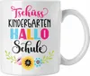 Trendation - Tschüss Kindergarten Hallo Schule Mädchen 2022 Produktbild-Vorschau 1