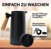 Thermos 1 L Isolierkanne Thermoskanne Glaskolbe Schwarz Produktbild-Vorschau 11