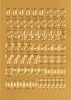HERMA Zahlen Sticker 0-9 Folie gold Zahlen geprägt 1 Blatt Produktbild-Vorschau 1