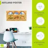 ARTland Poster Drei Torbögen mit Blick in die Toskana Produktbild-Vorschau 3
