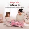 Kinderplay Holzpuppenwiege mit Bettwäsche – große Produktbild-Vorschau 3