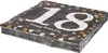 16 tovaglioli 18 Sparkling Celebrations argento e oro - 18° Anteprima dell’immagine prodotto 4
