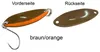FTM Spoon Tango 1,8g - Forellenblinker, Farbe:braun/orange Produktbild-Vorschau 4