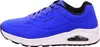 A side view of a blue Skechers Uno Stand On Air sneaker. Voir les images du produit