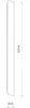 LED Wandlampe Metall 118 cm hoch Weiß länglich 3000 K Produktbild-Vorschau 7