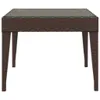 vidaXL Bočný stolík Brown 50x50x38 cm Polyratan a tvrdené Náhľad obrázku produktu 3