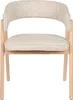 Zuiver Bright Esszimmerstuhl mit Armlehne Beige Produktbild-Vorschau 2