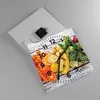 Wanduhr - Quadrat - Glasuhr - Essen Gemüse Essen frisch - Produktbild-Vorschau 2
