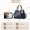 OKWISH Handtaschen, Damen Handtasche 3-in-1 Set, Handbag, Produktbild-Vorschau 4
