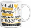 Pferdebesitzerin Tasse Geschenk Spruch Wer Will Schon Produktbild-Vorschau 1