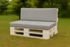 Palettenkissen-Set 120×50 x 120×50 cm Grau – Sitz- und Produktbild-Vorschau 5