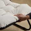 Outdoor Lounge Sessel mit Hocker, gepolstert, Stahlgestell, Produktbild-Vorschau 5