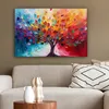 Leinwand Bilder 60x40 cm - Lebensbaum - Farbenfroh - Produktbild-Vorschau 5