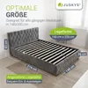 Juskys Polsterbett Nizza 140x200 cm mit Matratze - Produktbild-Vorschau 4