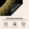 KitchenYeah© Herdabdeckplatte Goldenes Herz auf schwarzem Produktbild-Vorschau 5