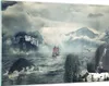Bilder auf glas - Einteilig - Sturm Berge Segelschiff - Produktbild-Vorschau 1