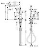 hansgrohe Talis M54 mitigeur monocommande de cuisine 270, Anteprima dell’immagine prodotto 15