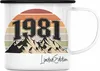 Trendation -  40. Geburtstag Emaille Tasse Frau Männer Produktbild-Vorschau 1