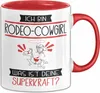 Rodeo-Cowgirl Geschenk Tasse Ich Bin Rodeo-Cowgirl Was Ist Produktbild-Vorschau 1