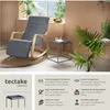 Table d'appoint CAMBRIDGE 40x40x44cm - gris foncé Voir les images du produit 2