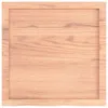 vidaXL Stolová doska svetlohnedá 60x60x(2-4) cm dubový Náhľad obrázku produktu 4