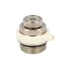 A close-up studio shot of a single radiator vent valve against a white background. Produktbild-Vorschau