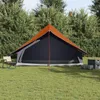 vidaXL Familienzelt mit Dach Grau und Orange 315 x 286 x Produktbild-Vorschau 3