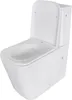 WC-Kombination Set Aliki Tiefspüler ohne Spülrand weiß Produktbild-Vorschau 2