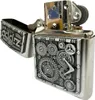 Accendino Zippo Gear Wheels ottone look acciaio benzina Anteprima dell’immagine prodotto 6