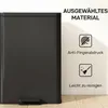HOMCOM: Cubo de basura de 20 litros, cubo de pisón con tapa Vista previa de la imagen del producto 6