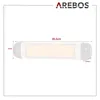 Promiennik podczerwieni AREBOS 2500 W, z pilotem zdalnego Podgląd zdjęcia produktu 9