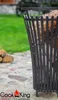 Chauffe terrasse, braséro en acier noir FLAME Ø 40 cm-45 -- Voir les images du produit 14