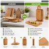 Set mit 6 Schneidebrettern für Frühstückssnacks auf einem Produktbild-Vorschau 6