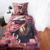 Dino 3D Bettwäsche / 80x80 cm + 135x200 cm Produktbild-Vorschau 17