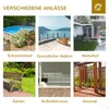 Outsunny Adirondack Gartenstuhl Holzstuhl Hochlehner Produktbild-Vorschau 7