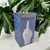 Mittelfinger Dekofigur - Stinkefinger Skulptur in Weiß Produktbild-Vorschau 8
