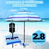 Jopassy Strandschirm Sonnenschirm 210 cm - mit Tasche - Produktbild-Vorschau 2