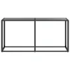 vidaXL Konsolentisch Schwarz 160x35x75,5 cm Hartglas Produktbild-Vorschau 9