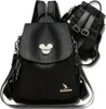 Camerazar Elegante Zaino City 2in1 in pelle nera da donna Anteprima dell’immagine prodotto 6