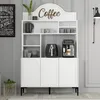 Skye Decor, Lyon 120 - White, Black, Wohnzimmerschrank, Produktbild-Vorschau 1