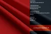 A close-up of red fabric with product details and brand name overlaid. Produktbild-Vorschau