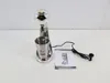 A silver Clatronic Barmixer and milk frother is displayed on a white surface, accompanied by its instruction manual and power cord. Produktbild-Vorschau