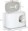 PawHut Katzentoilette mit Haube für Katzen bis 5 kg Produktbild-Vorschau 3