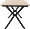ML-Design Esstisch Hellbraun 180x80x75 cm, Rechteckiger Produktbild-Vorschau 3