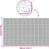 vidaXL Ogrodzenie ogrodowe dwustronne białe 1,8x3 m PVC Podgląd zdjęcia produktu 8