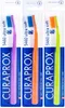 Three Curaprox toothbrushes in their packaging, arranged side-by-side. Náhled obrázku produktu